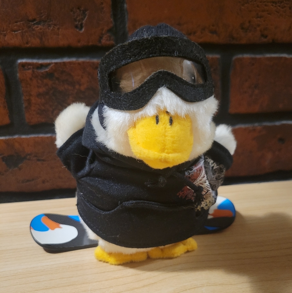 Aflac Snowboarder Themed Duck Plush Toy